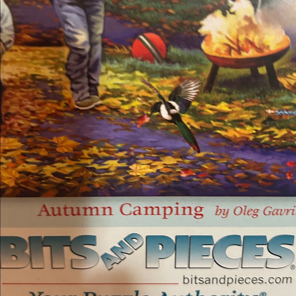 Bits and Pieces Autumn Camping Puzzle - Picture 3 of 3